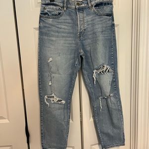 Pistola brand ripped straight jeans